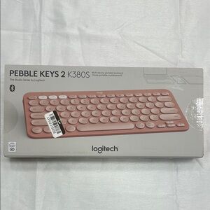 New🪄Logitech K380S Wireless Keyboard in Pink